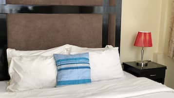 Apartemen, 2 kamar tidur | 1 kamar tidur, brankas, kedap suara, dan setrika/meja setrika