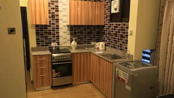 Apartemen, 2 kamar tidur | Dapur pribadi | Lemari es besar, microwave, oven, dan kompor
