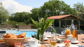 Petit déjeuner continental compris tous les jours
