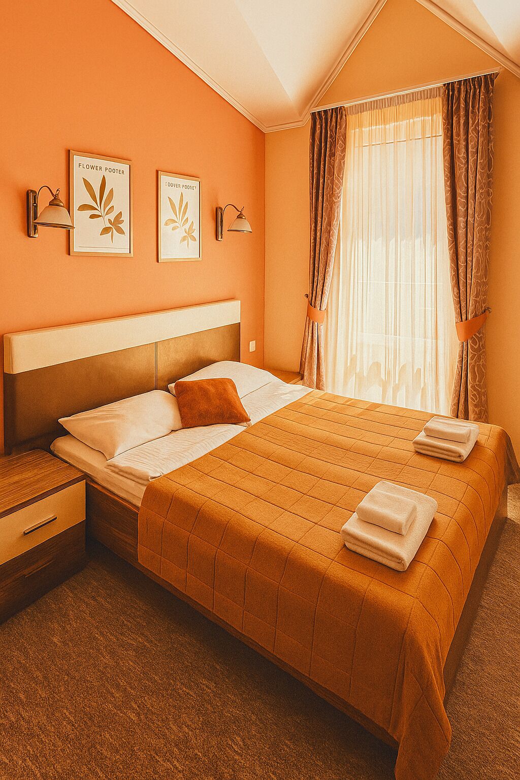 Standard Double or Twin Room | 1 bedroom, desk, laptop workspace, blackout drapes
