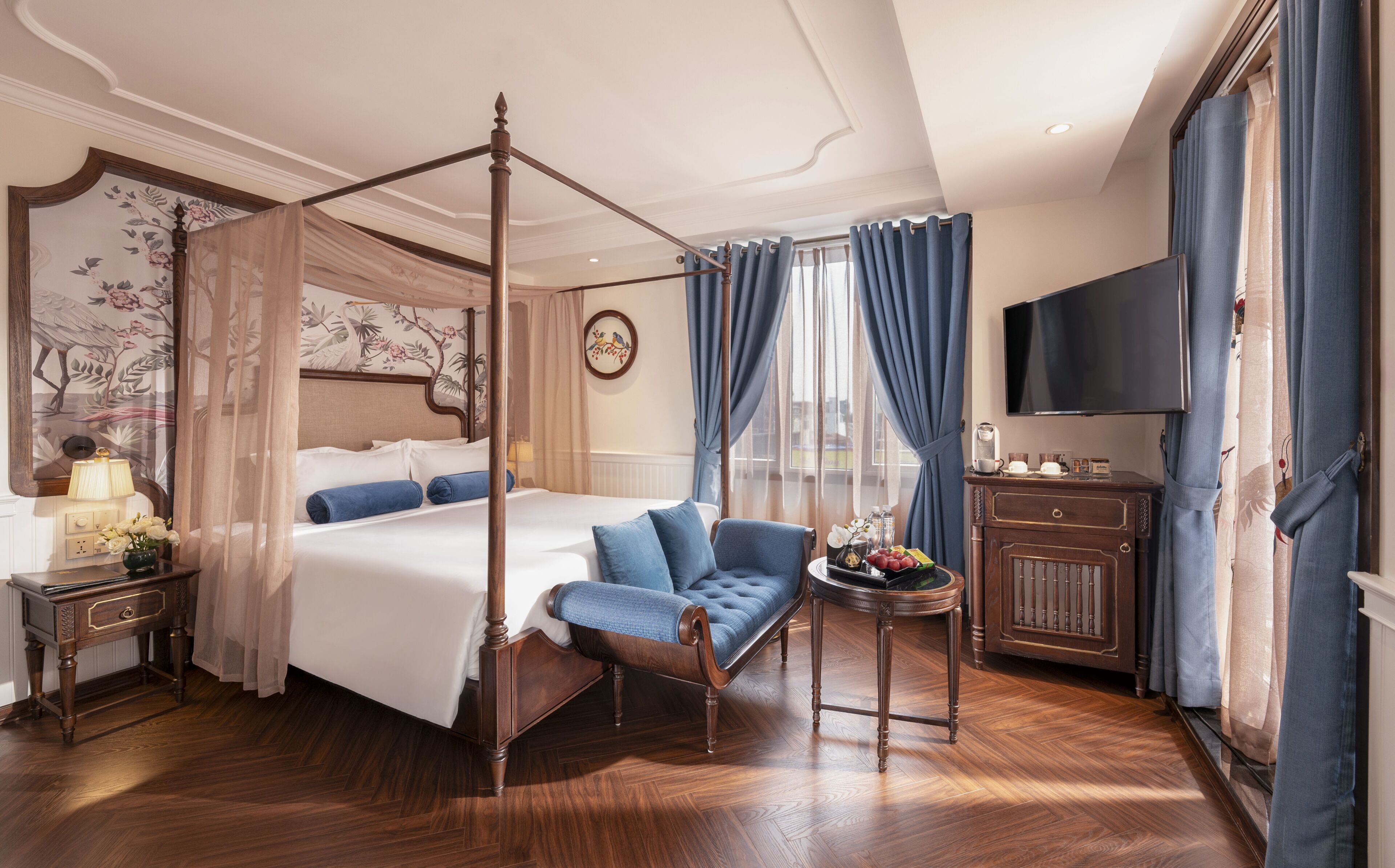 Studiosuite – junior, terrasse (High Tea) | Safe på rommet, skrivebord, blendingsgardiner og lydisolert