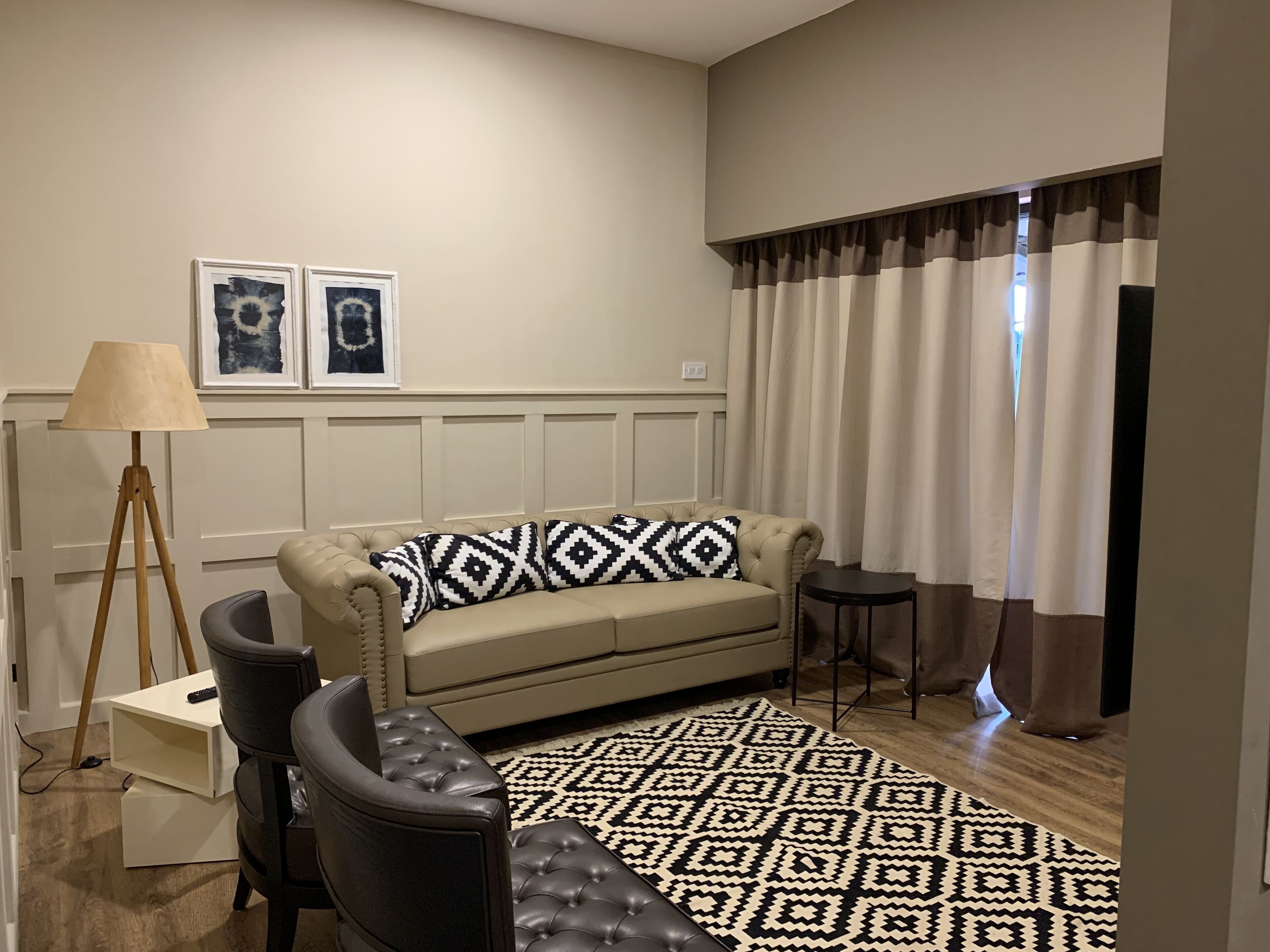 Sala de estar en el lobby