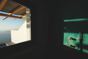 Suite, Private Pool | Bathroom shower