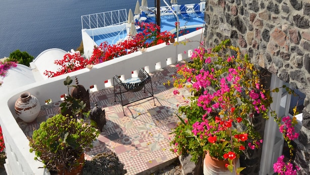 Apartment (Thea) | Beach/ocean view - Villa Fegari (Santorini)