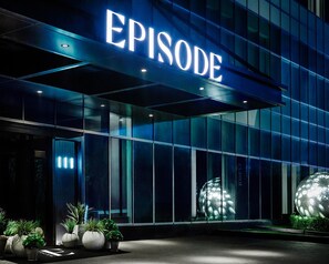 Majoituspaikan julkisivu