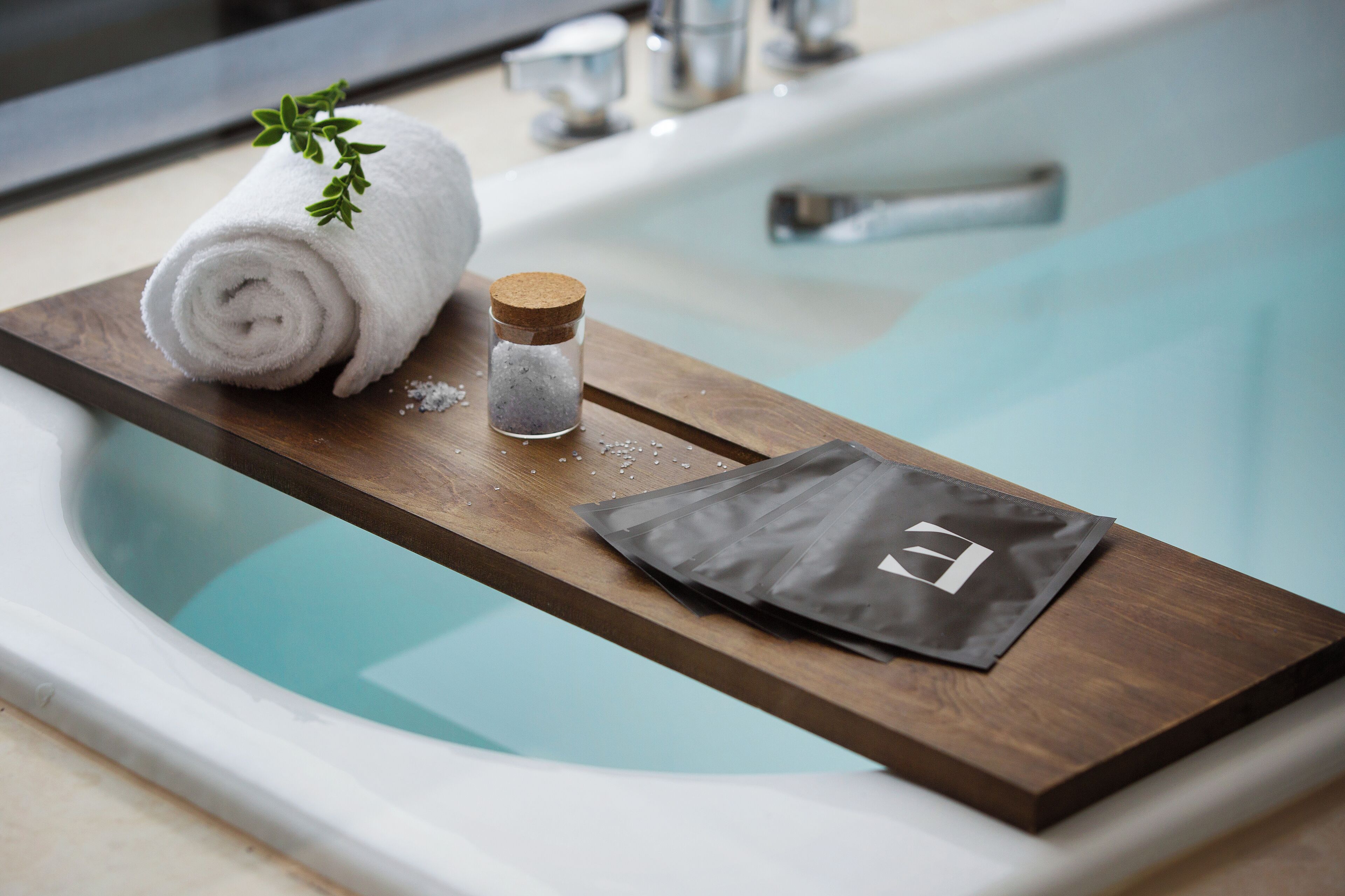 deluxe room, 2 queen beds, non smoking | bathroom | separate bathtub and shower, deep-soaking bathtub, designer toiletries