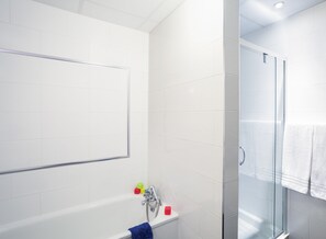 Free toiletries, hair dryer, towels