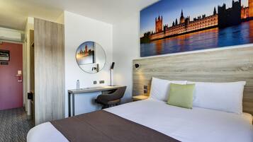 Pillowtop beds, in-room safe, desk, iron/ironing board