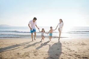 On the beach