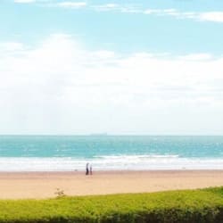 On the beach