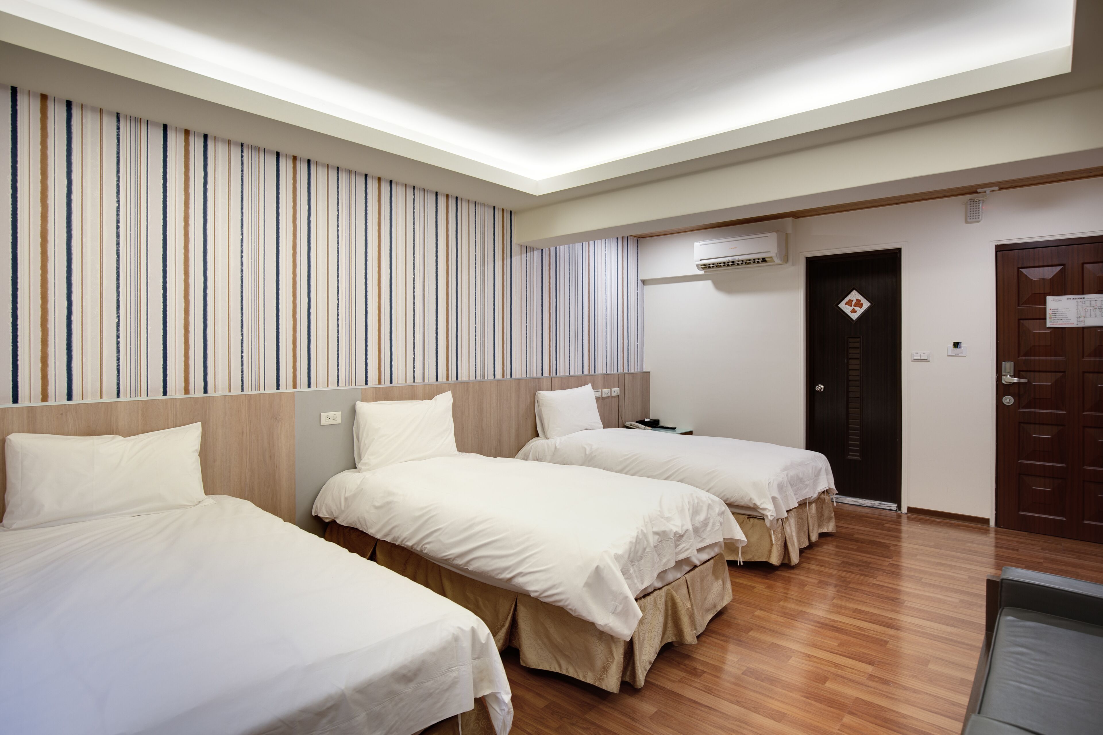 standard triple room | down duvets, individually furnished, desk, blackout curtains