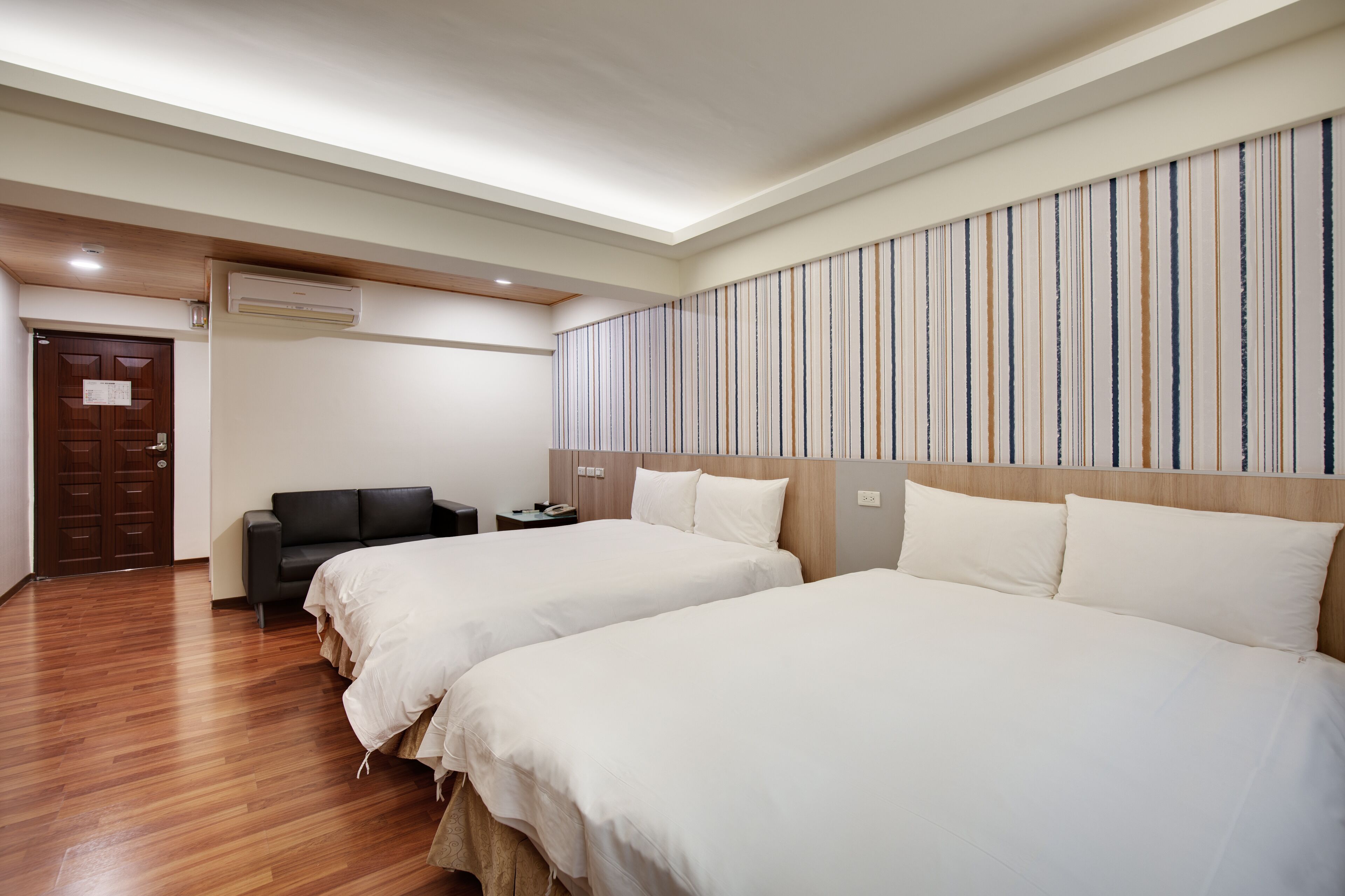 family quadruple room | down duvets, individually furnished, desk, blackout curtains