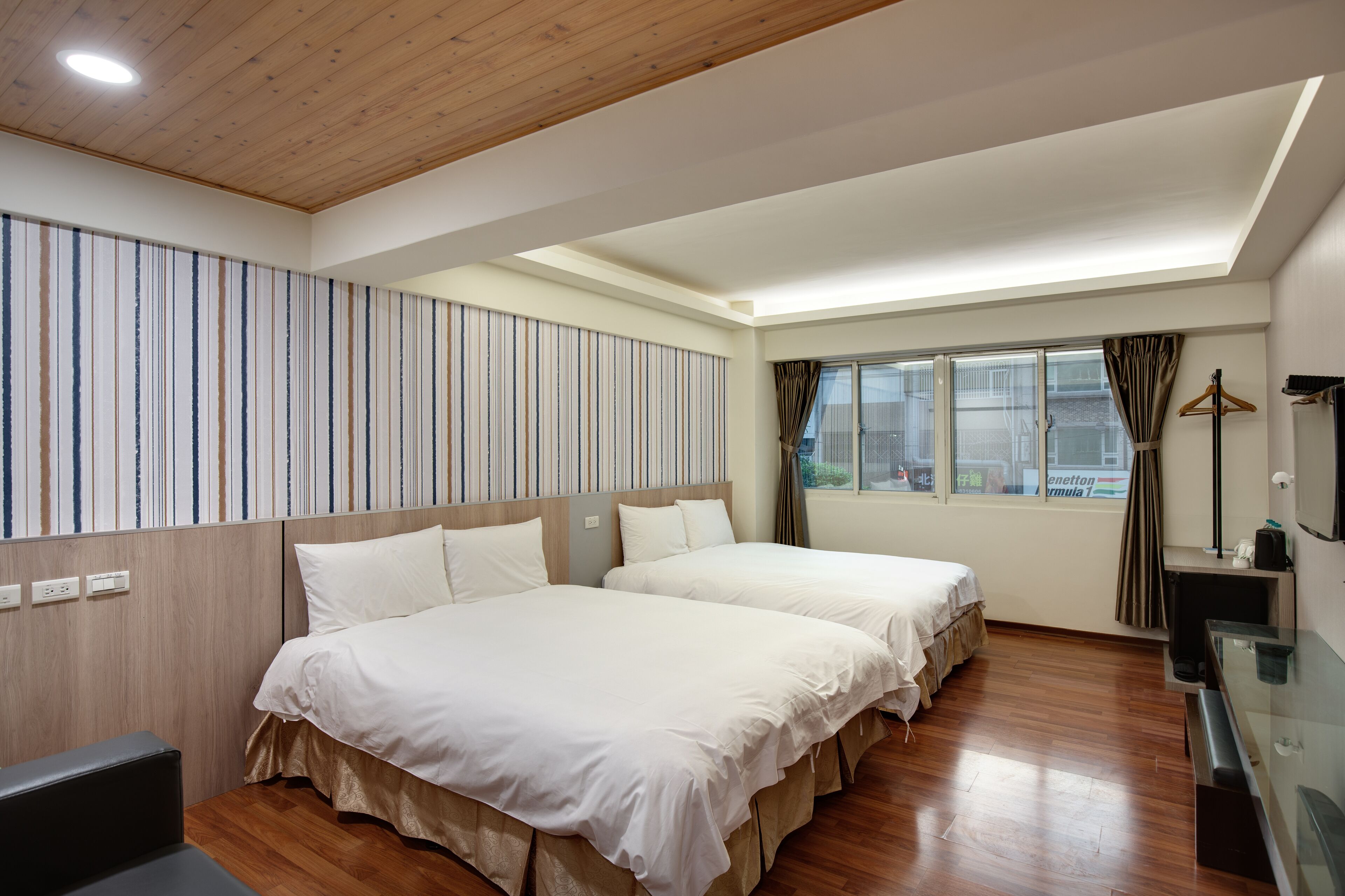 family quadruple room | down duvets, individually furnished, desk, blackout curtains