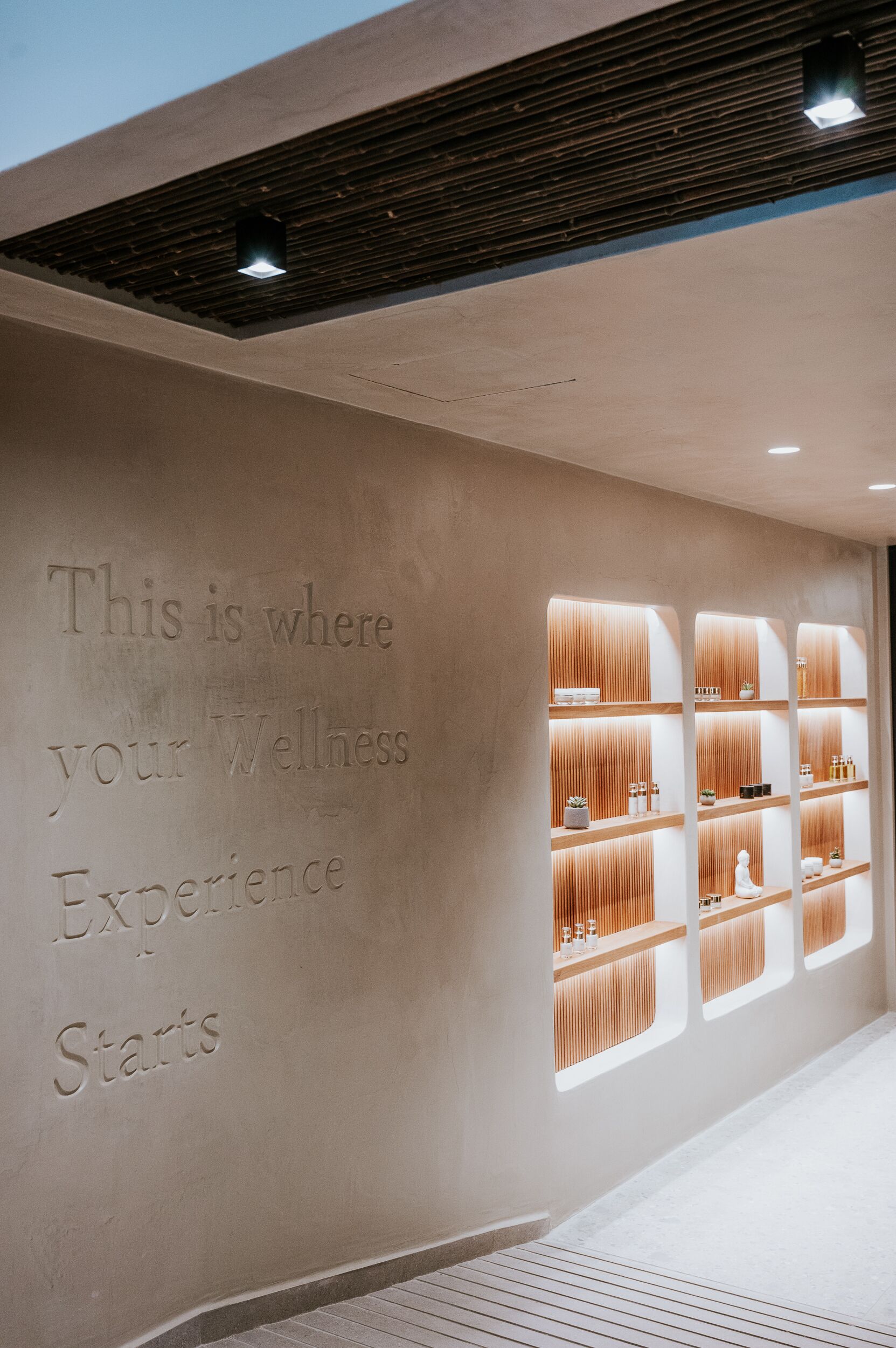 Khu tiếp tân spa