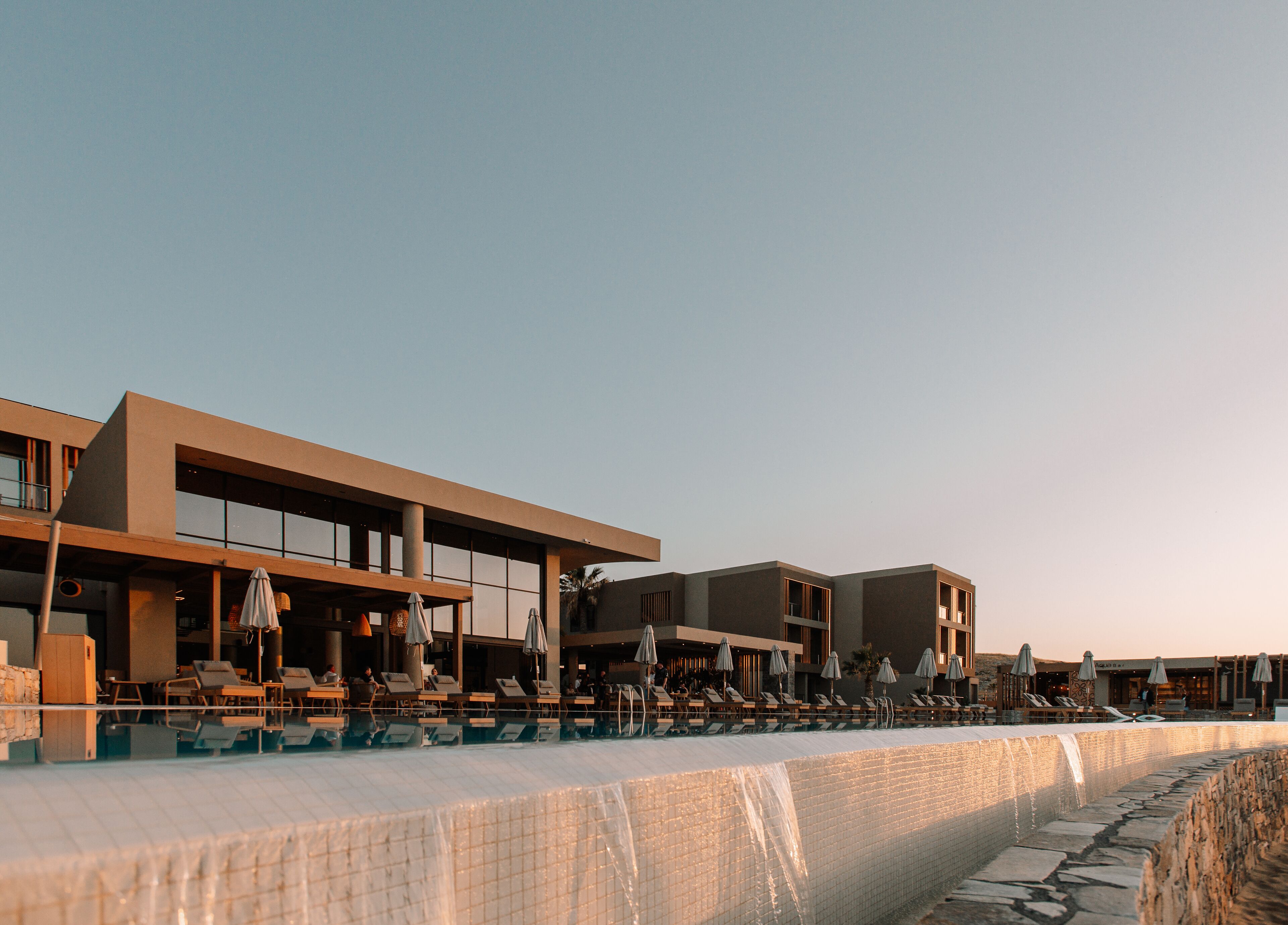 Seasonal outdoor pool, pool umbrellas, sun loungers
