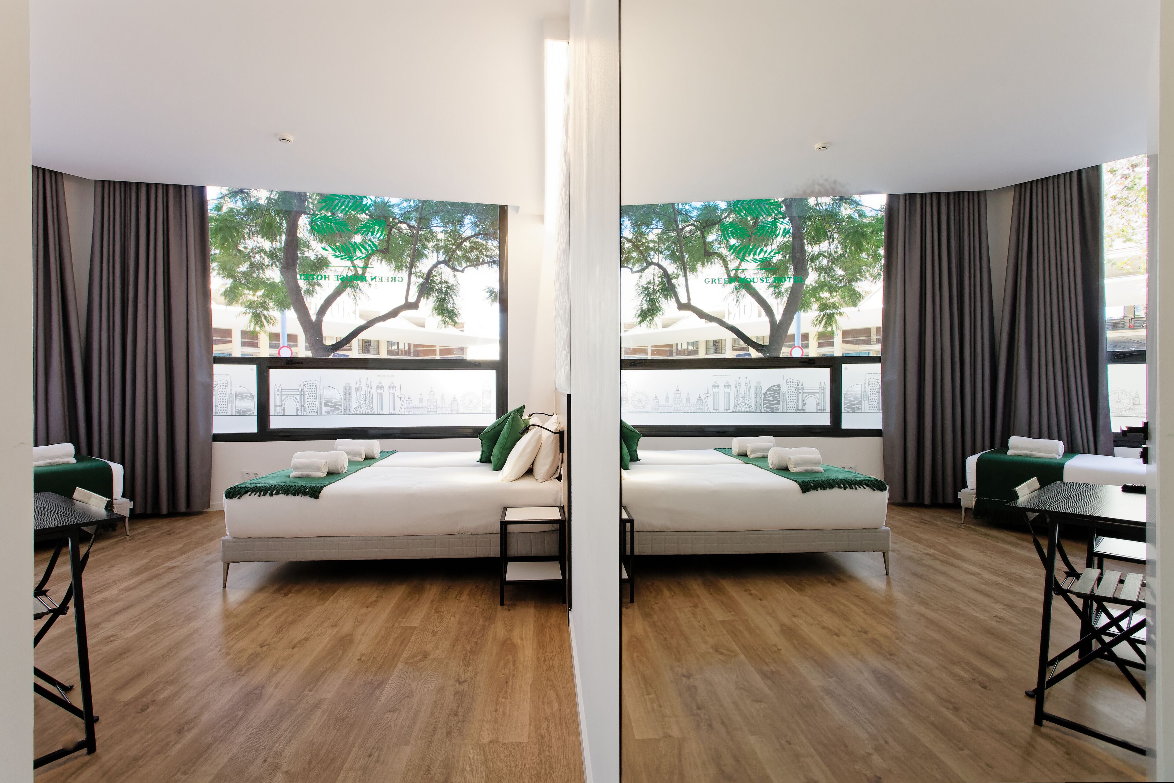 superior triple room, city view | egyptian cotton sheets, premium bedding, down duvets, memory-foam beds