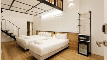 Family Duplex | Egyptian cotton sheets, premium bedding, down duvets, memory-foam beds