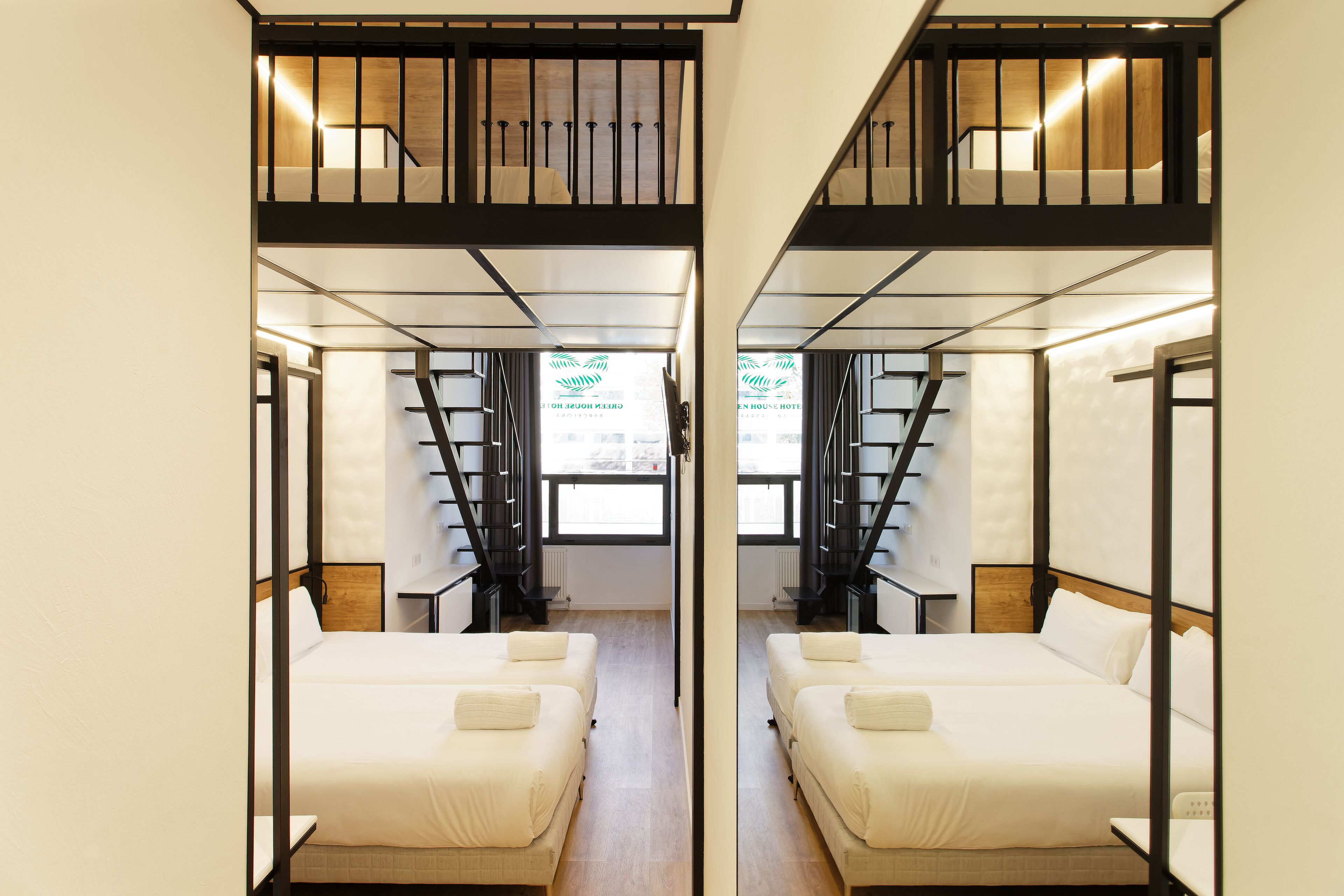 city duplex, city view | egyptian cotton sheets, premium bedding, down duvets, memory-foam beds