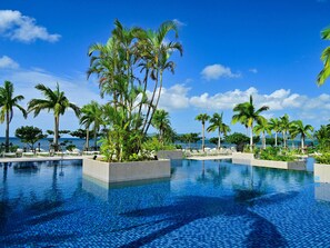 Indoor pool, outdoor pool, open 9:00 AM to 8:00 PM, cabanas (surcharge) - Fusaki Beach Resort Hotel & Villas (Ishigaki)