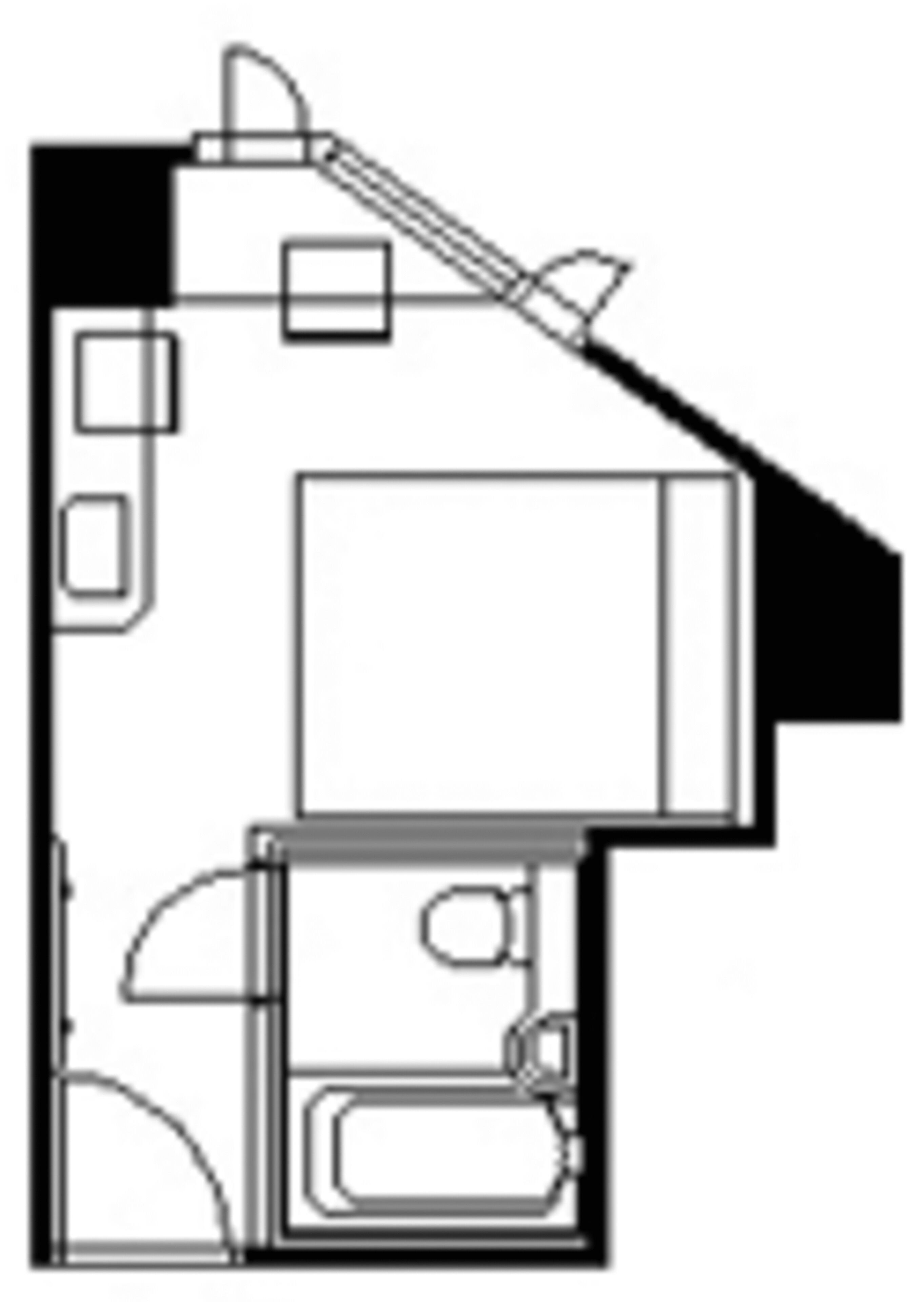 double room, non smoking | 1 bedroom, in-room safe, desk, blackout curtains