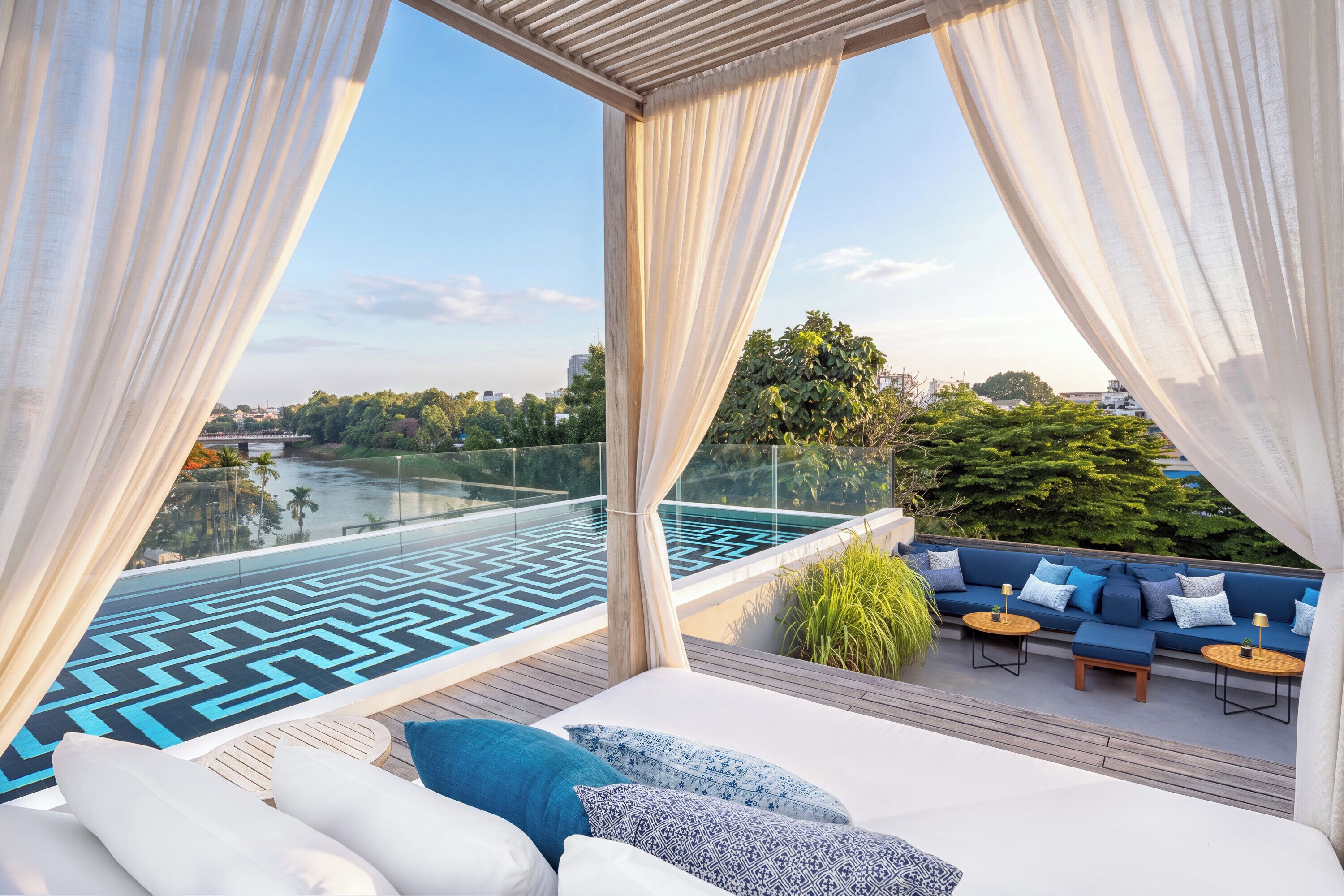 Rooftop pool