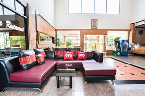 Sitteområde i lobbyen