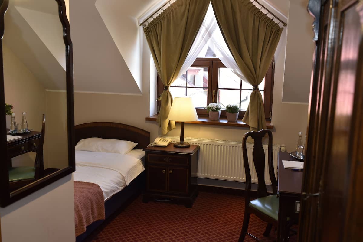Standaard eenpersoonskamer | 1 slaapkamer, hypoallergeen beddengoed, een kluis op de kamer