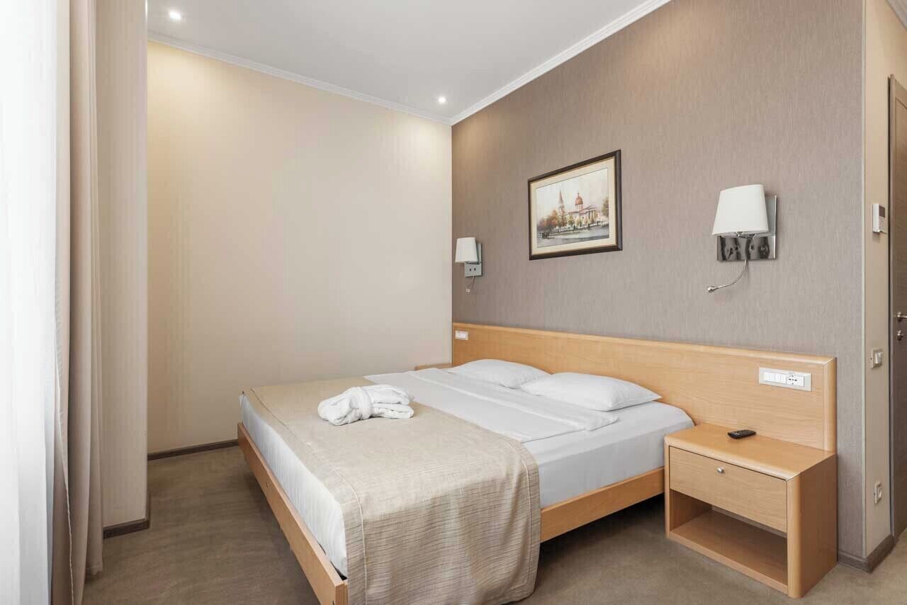 Standard Double or Twin Room | Minibar, in-room safe, desk, laptop workspace