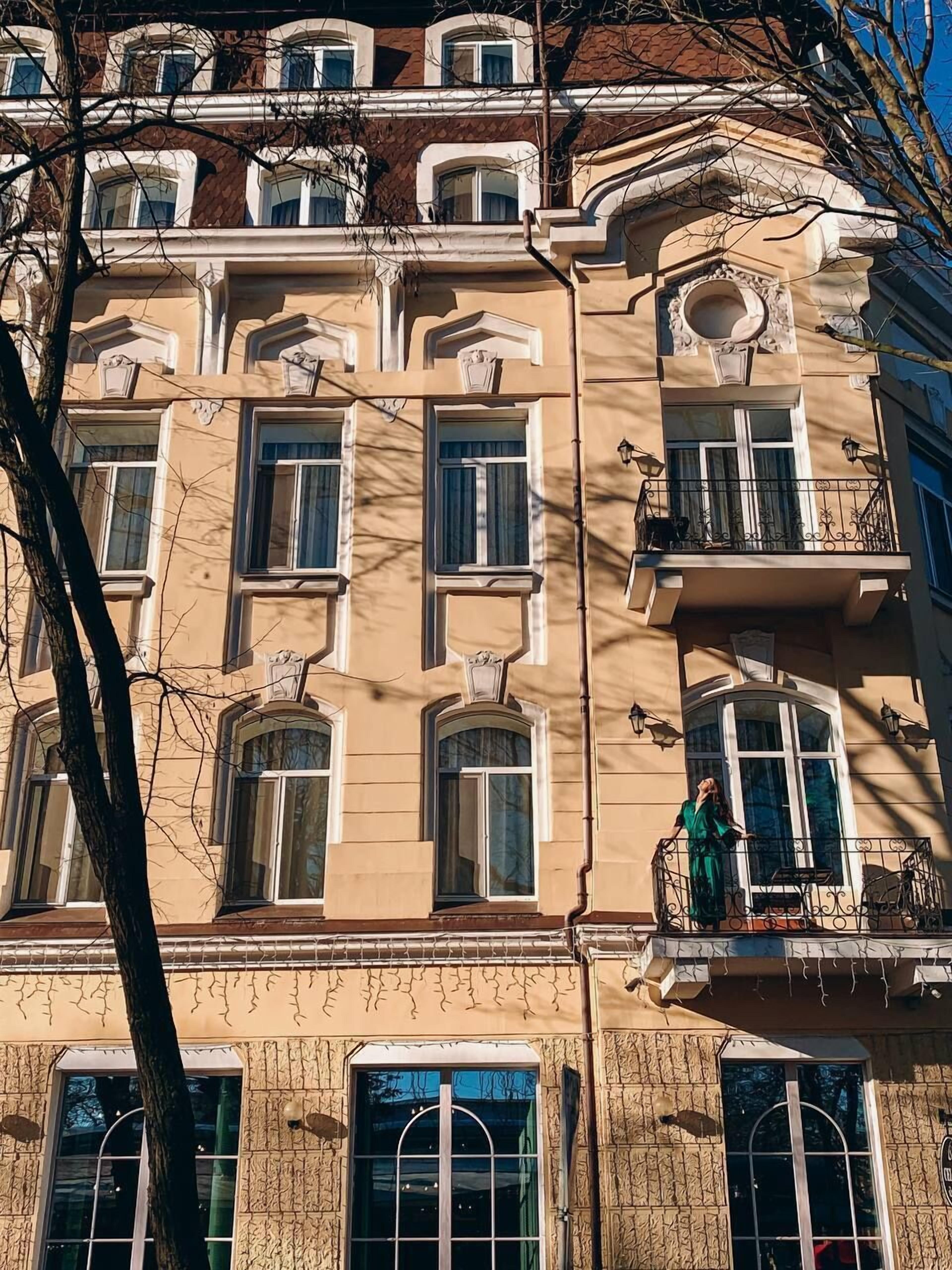 ด้านหน้าที่พัก