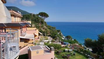 Blick von der Unterkunft