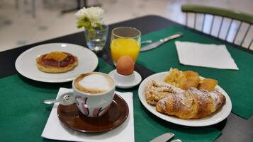 Daily buffet breakfast (EUR 10 per person)