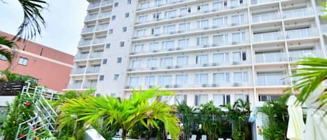 Voorkant van accommodatie