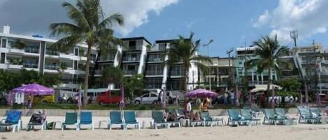 Accommodatie ligt op het strand