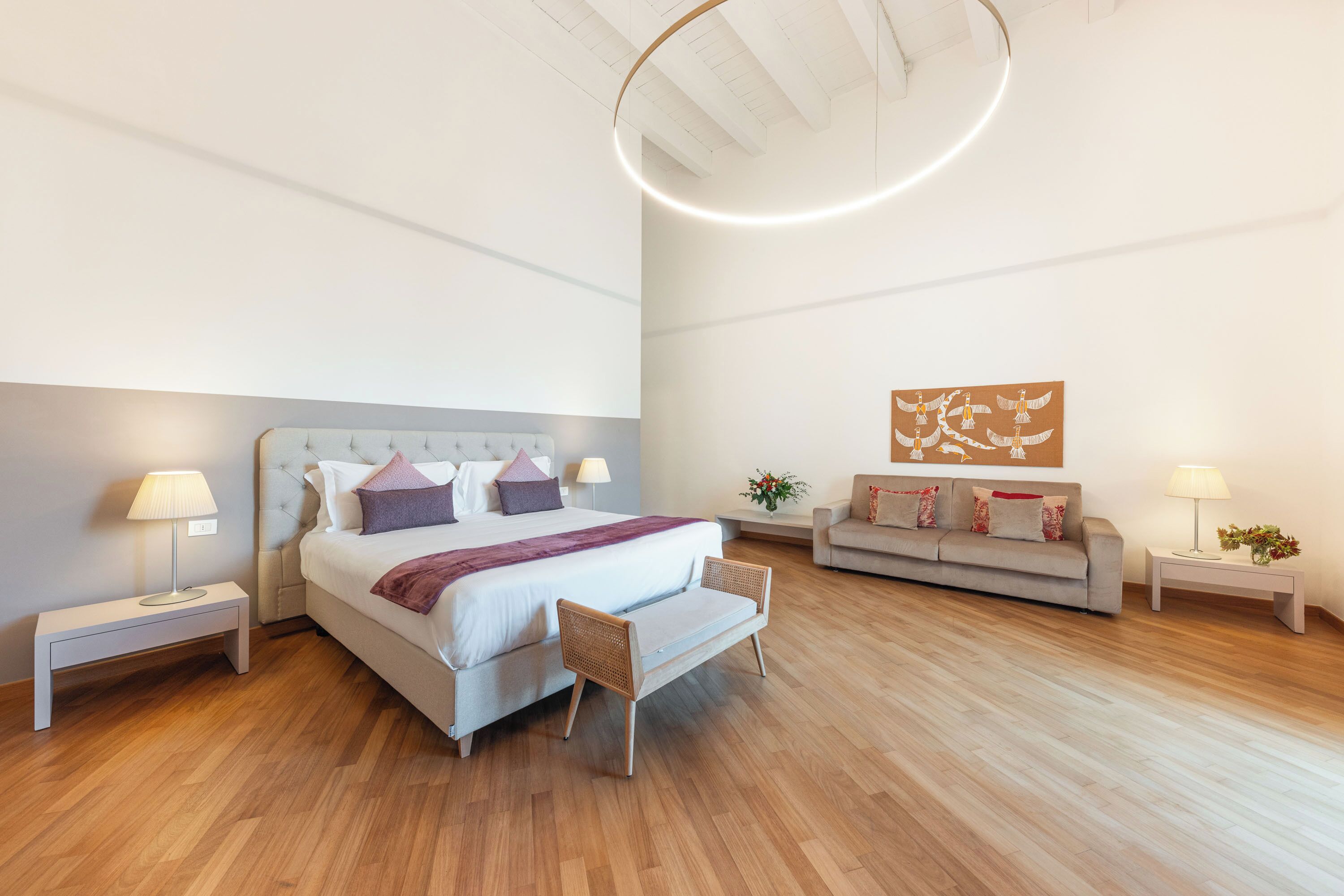 deluxe quadruple room, terrace, city view | minibar, in-room safe, desk, blackout curtains