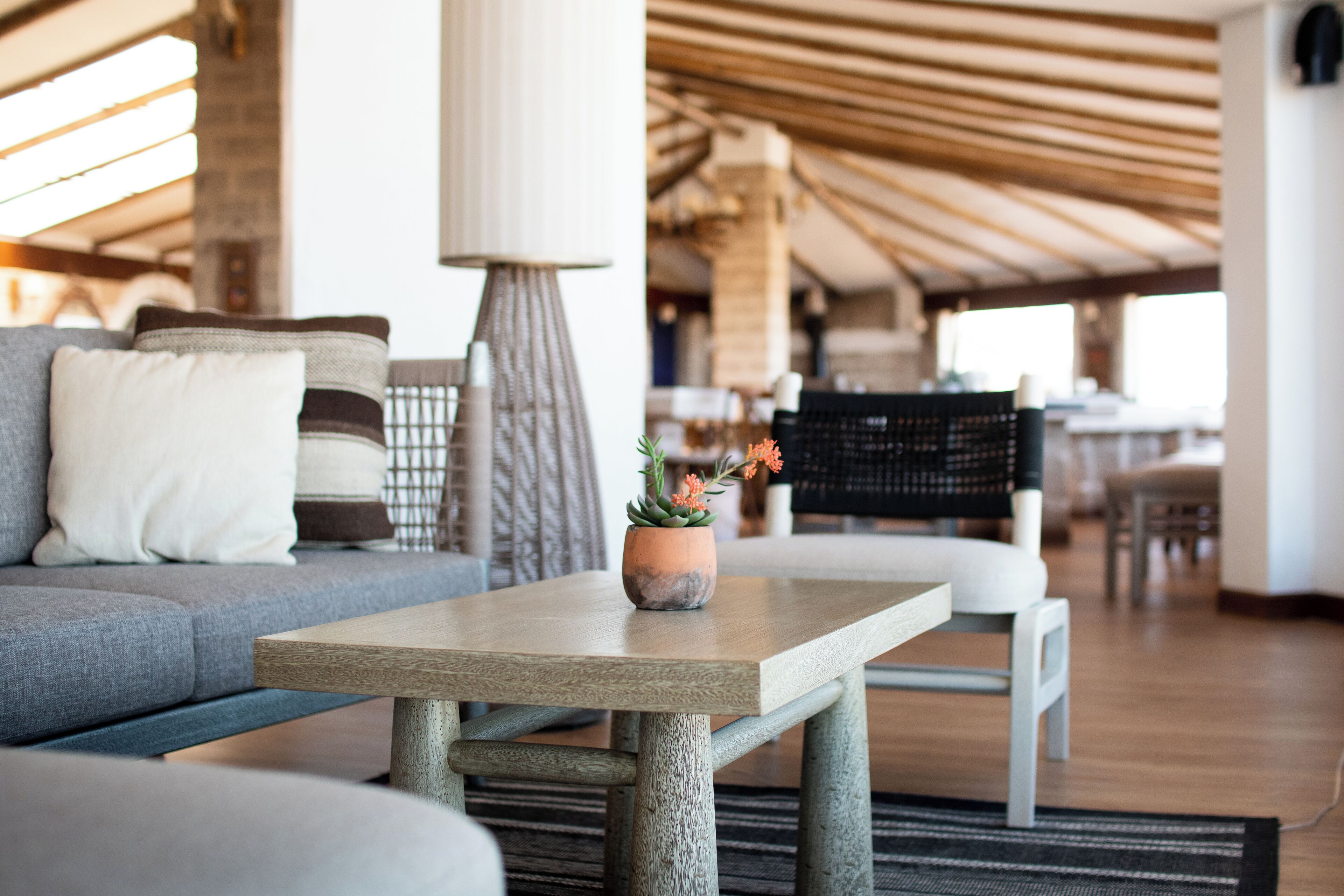 Breakfast, lunch served; local and international cuisine, beach views 