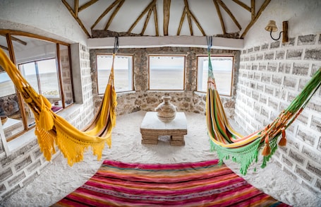 Building design. Hotel de Sal Luna Salada