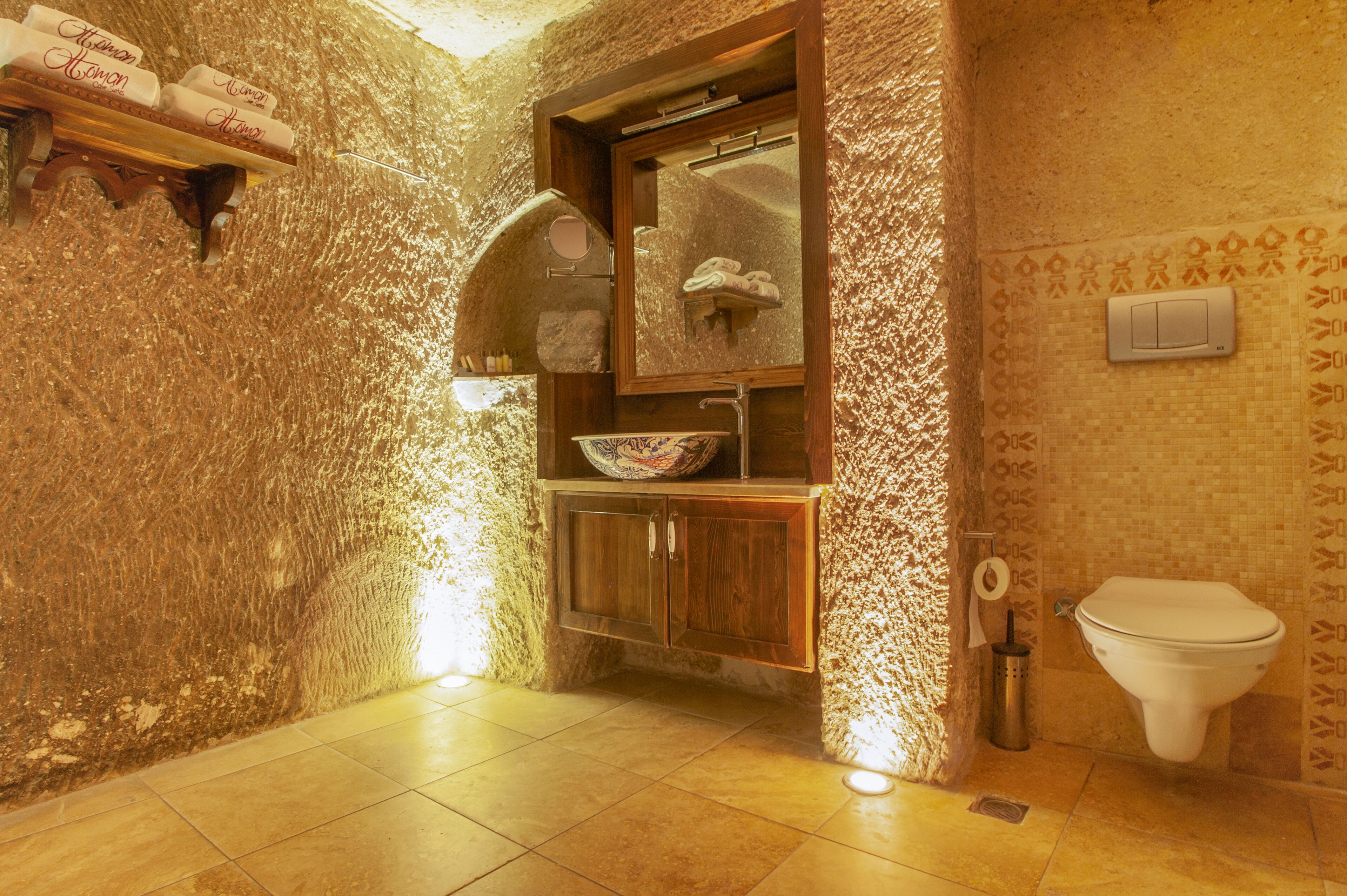 standart cave room | bathroom | shower, free toiletries, hair dryer, slippers
