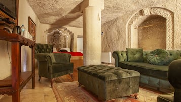 Deluxe-rum | Vardagsrum | Platt-tv och golvvÀrme