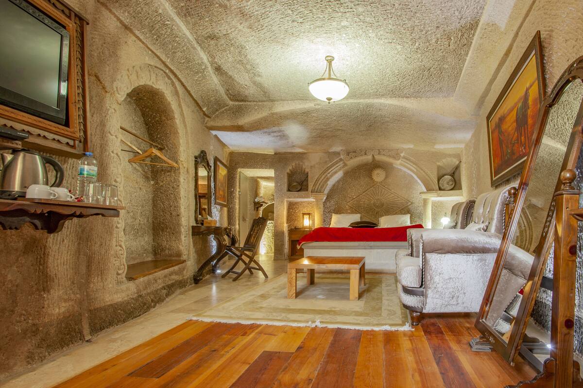 Standart Cave Room | 客房內保險箱、隔音、熨斗/熨衣板、免費搖籃/嬰兒床