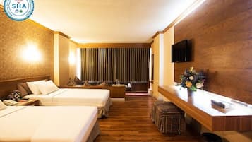 Minibar, coffres-forts dans les chambres, Wi-Fi gratuit