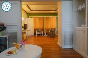 Suite | Minibar, Zimmersafe, kostenloses WLAN