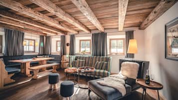 Country Style Chalet with Garden | Living area | TV