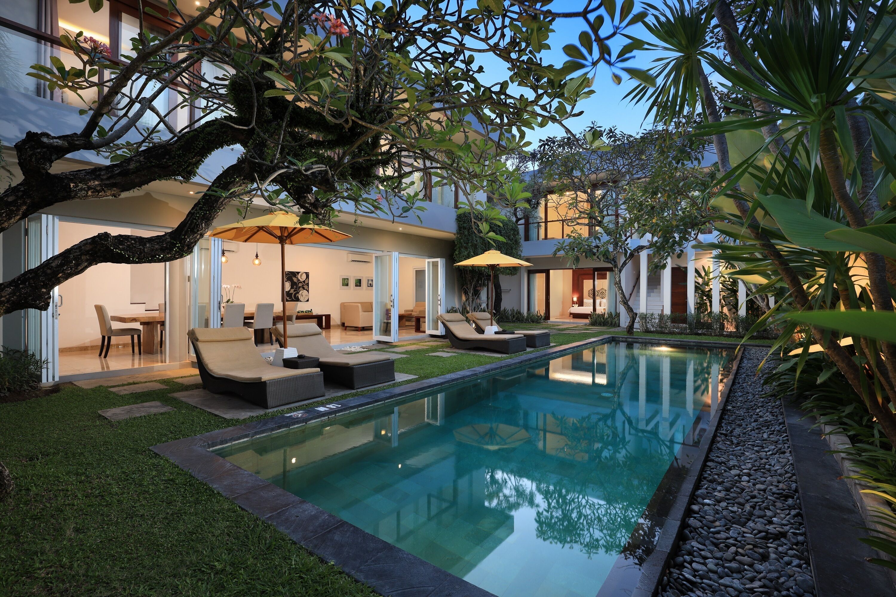 villa, 4 bedrooms, private pool | view from room