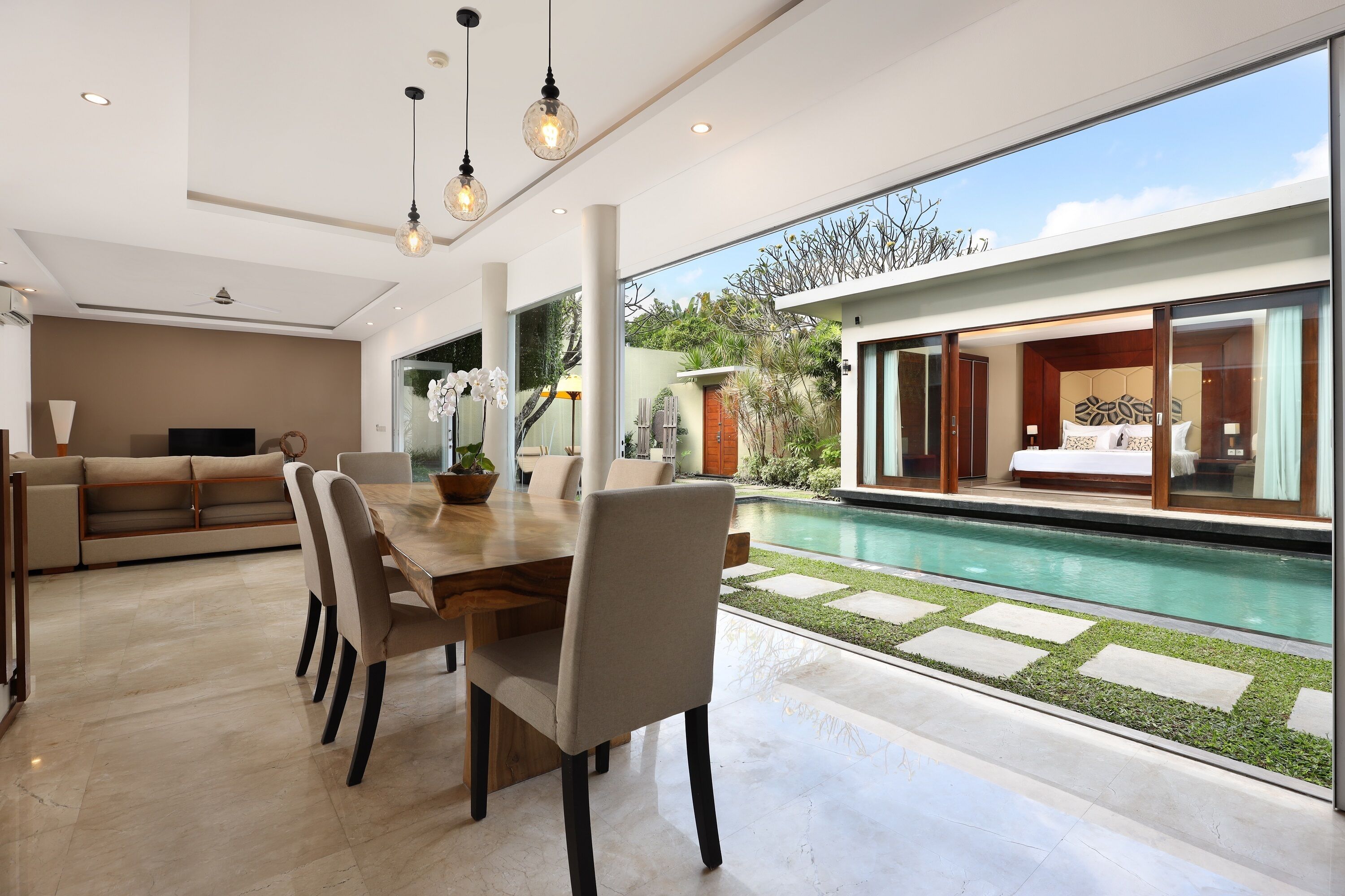 Villa, 2 Bedrooms, Private Pool | Living area
