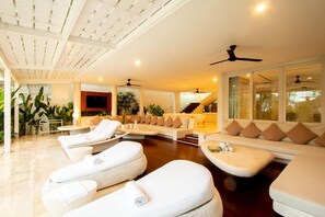 55-inch flat-screen TV with digital channels