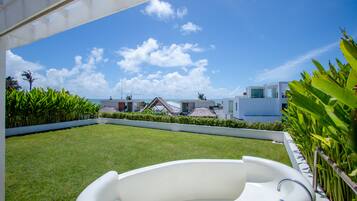 Vista a la playa o el mar