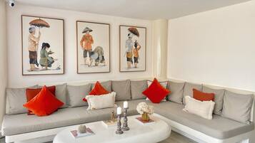 Sala de estar en el lobby