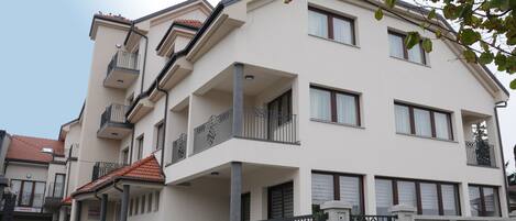 Façade de l’hébergement