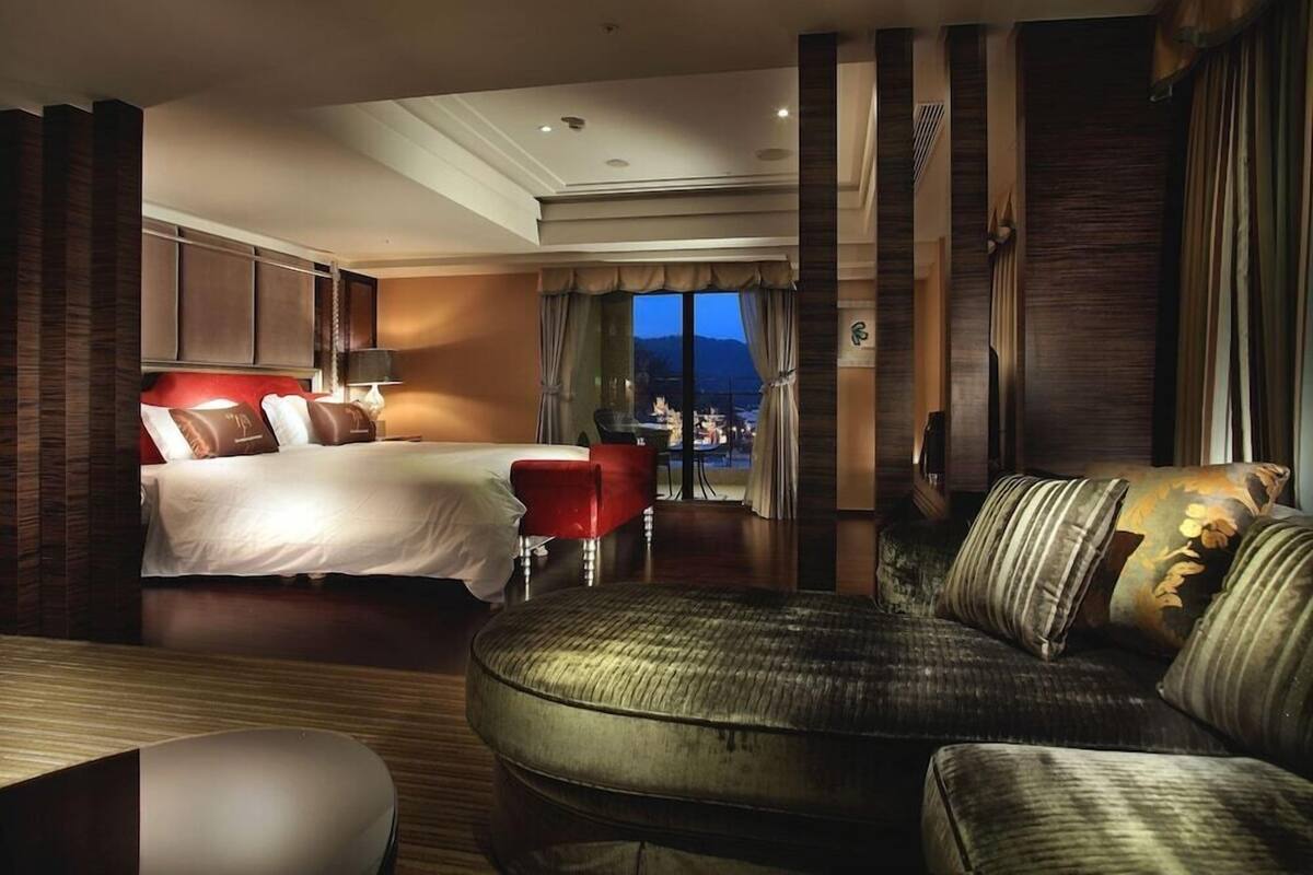 Ropa de cama de alta calidad, edredón y minibar