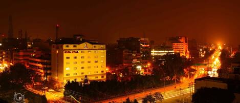 Front of property – evening/night